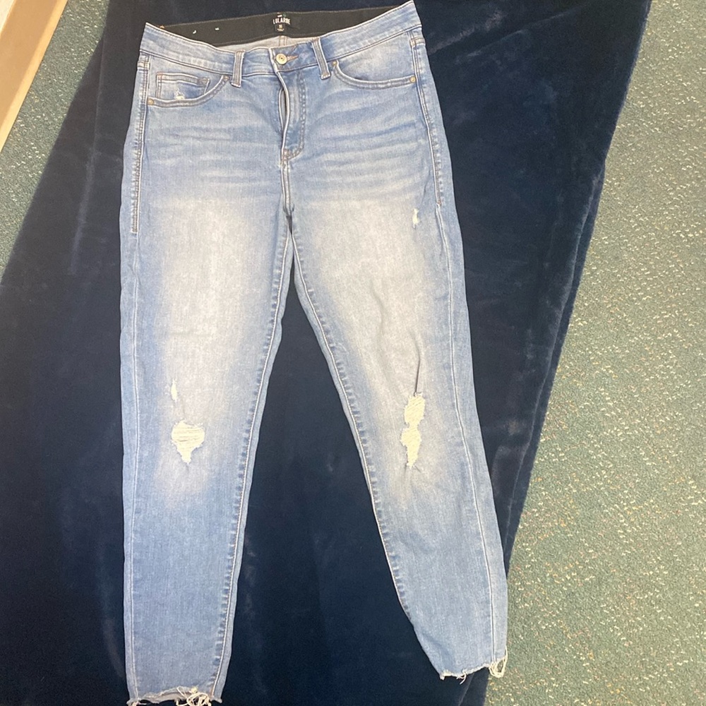Lularoe skinny ripped jeans size 30